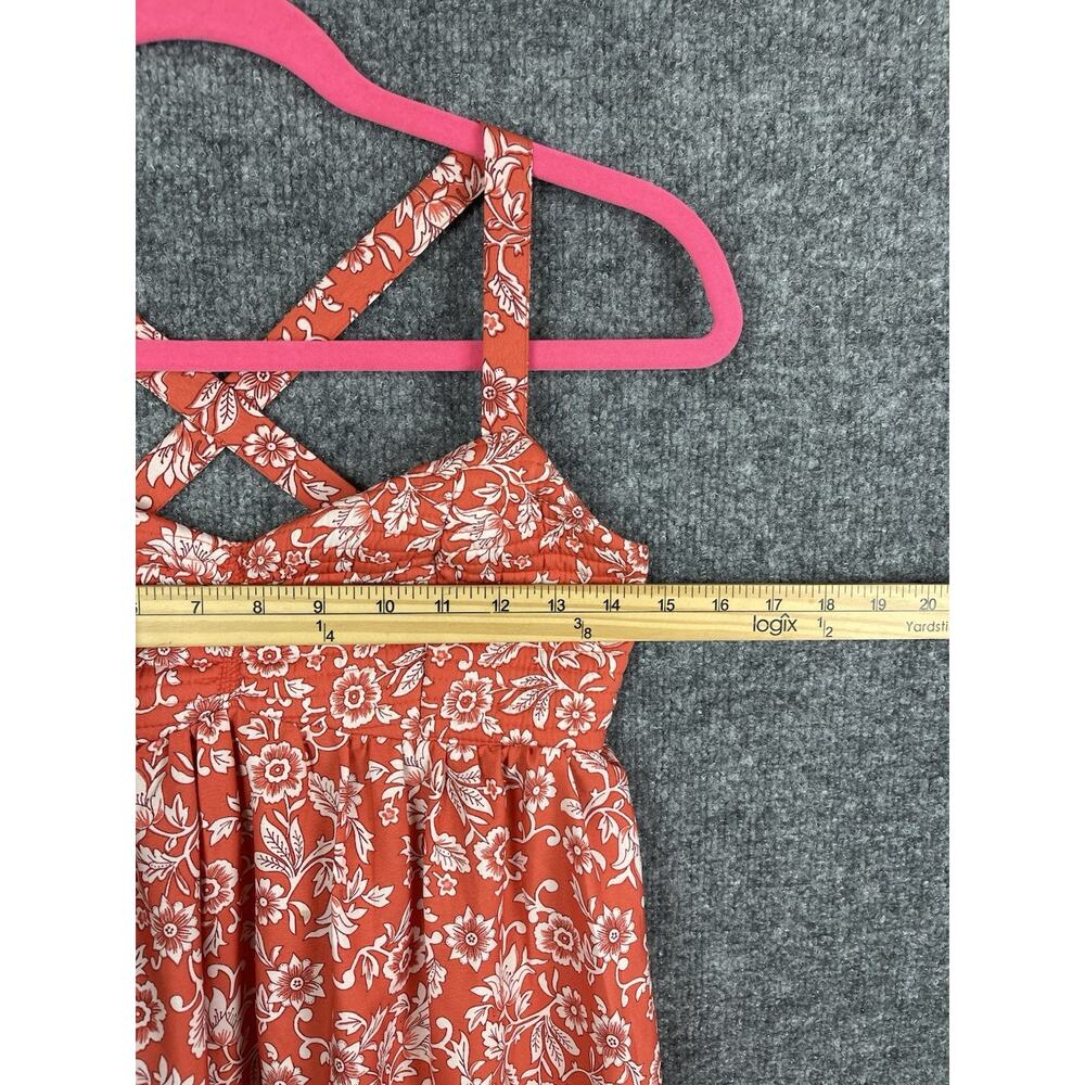 Land Of the Free Maxi multi layered floral dress Size Small Vacation Beach - Picture 8 of 12